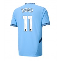 Manchester City Jeremy Doku #11 Heimtrikot 2024-25 Kurzarm